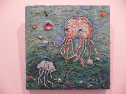 Dos pequeñas medusas (2014) 30X30cm